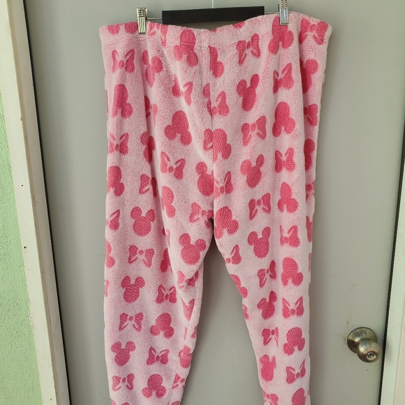 Disney Women's 2 piece fleece jogger pajama lounge set pink - Picture 10 of 11